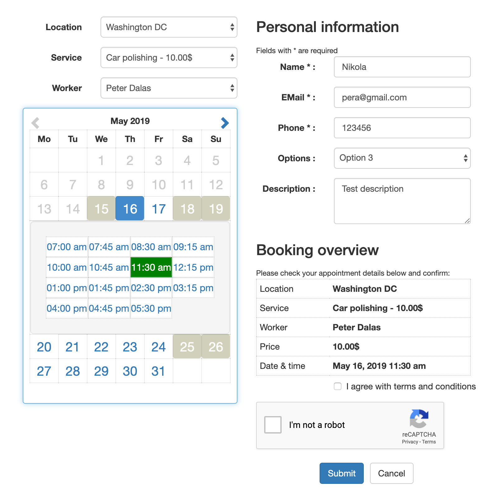 Easy Appointments