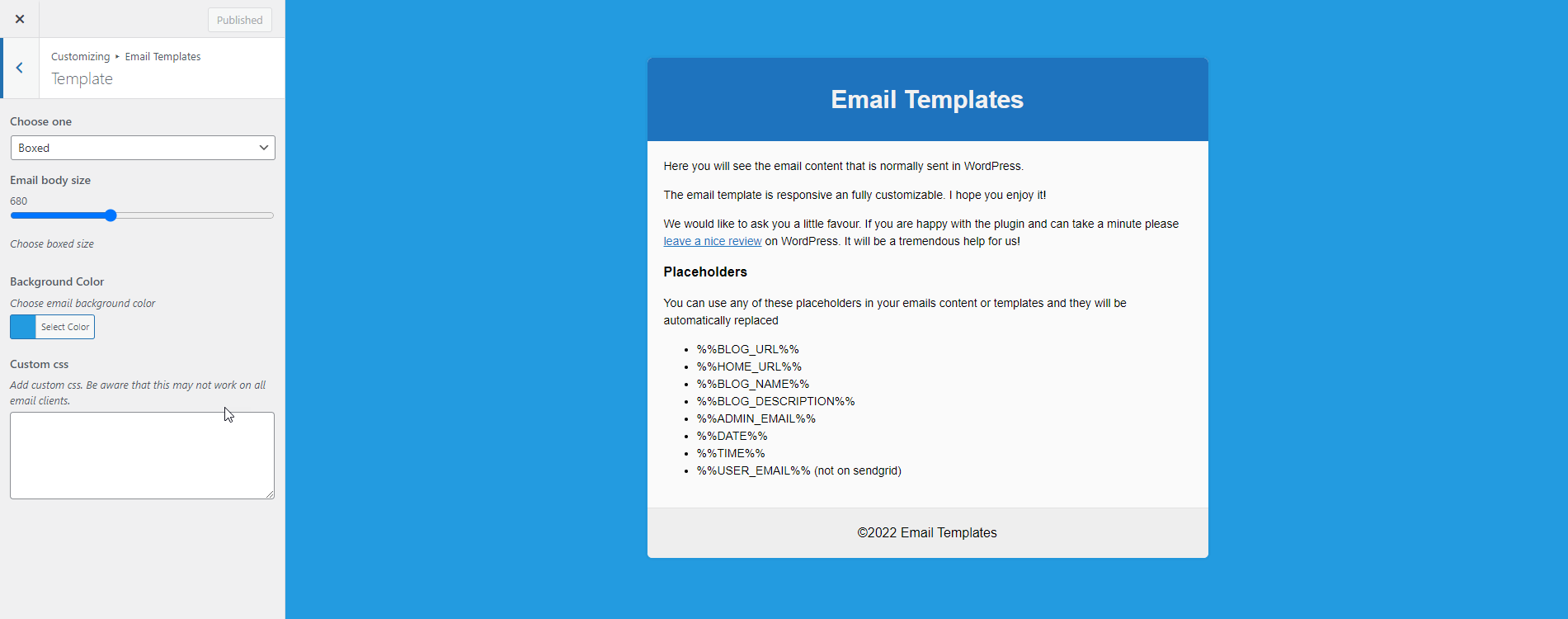 Email Templates Customizer and Designer for WordPress and WooCommerce