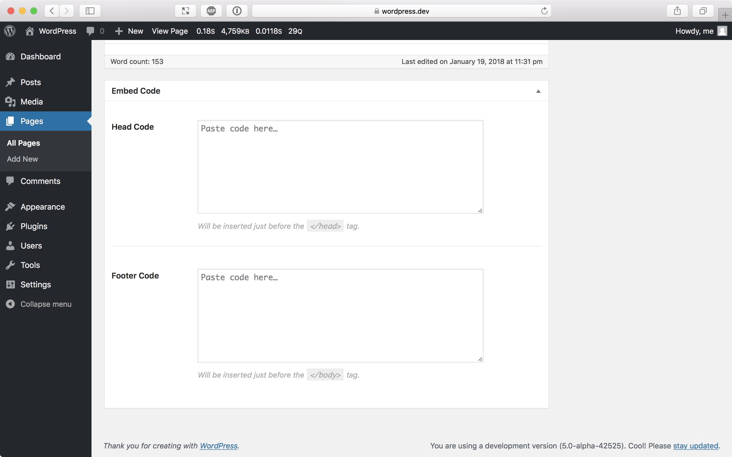 Embed Code – Headers & Footers by DesignBombs