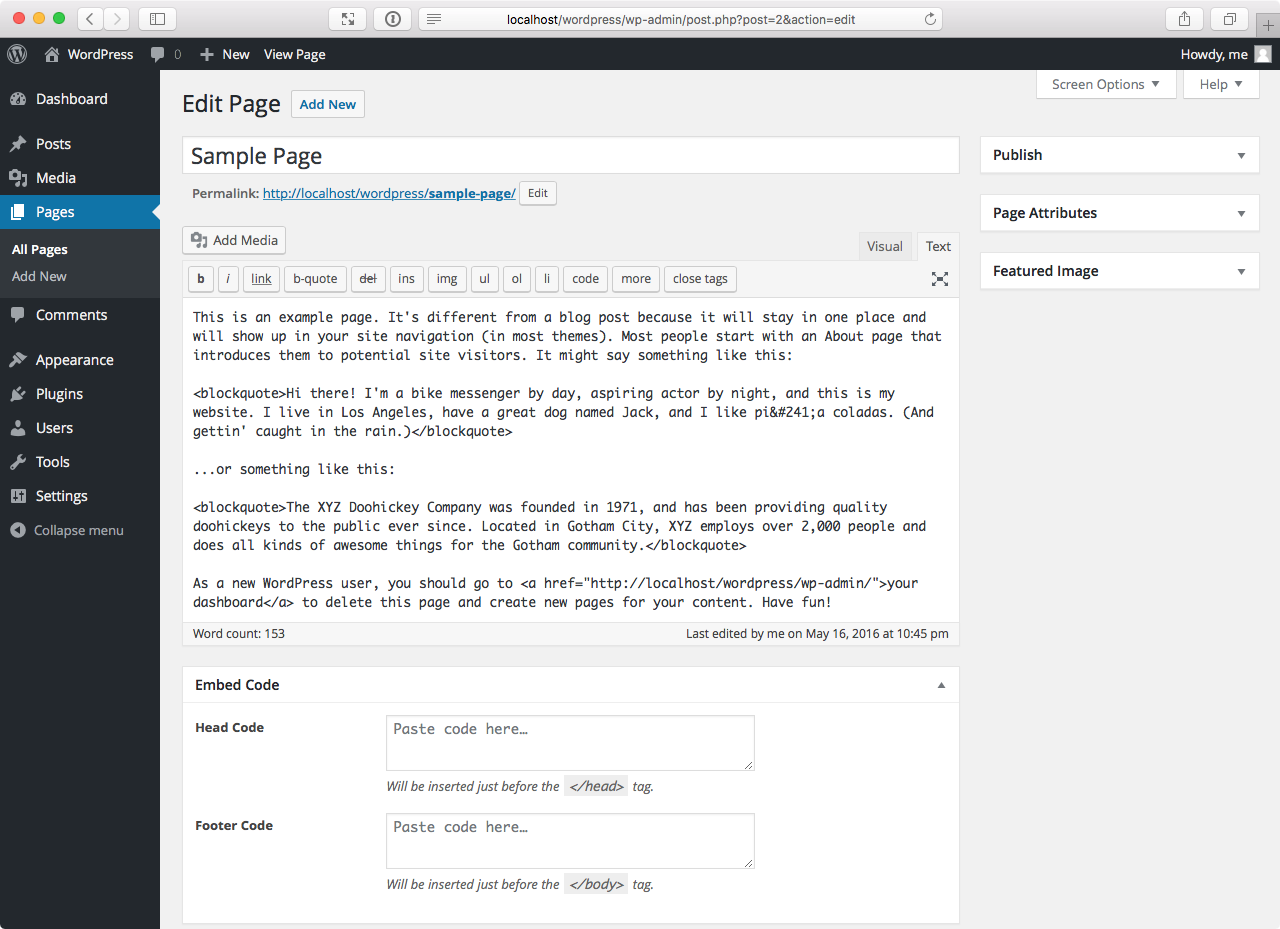Embed Code – Headers & Footers by DesignBombs