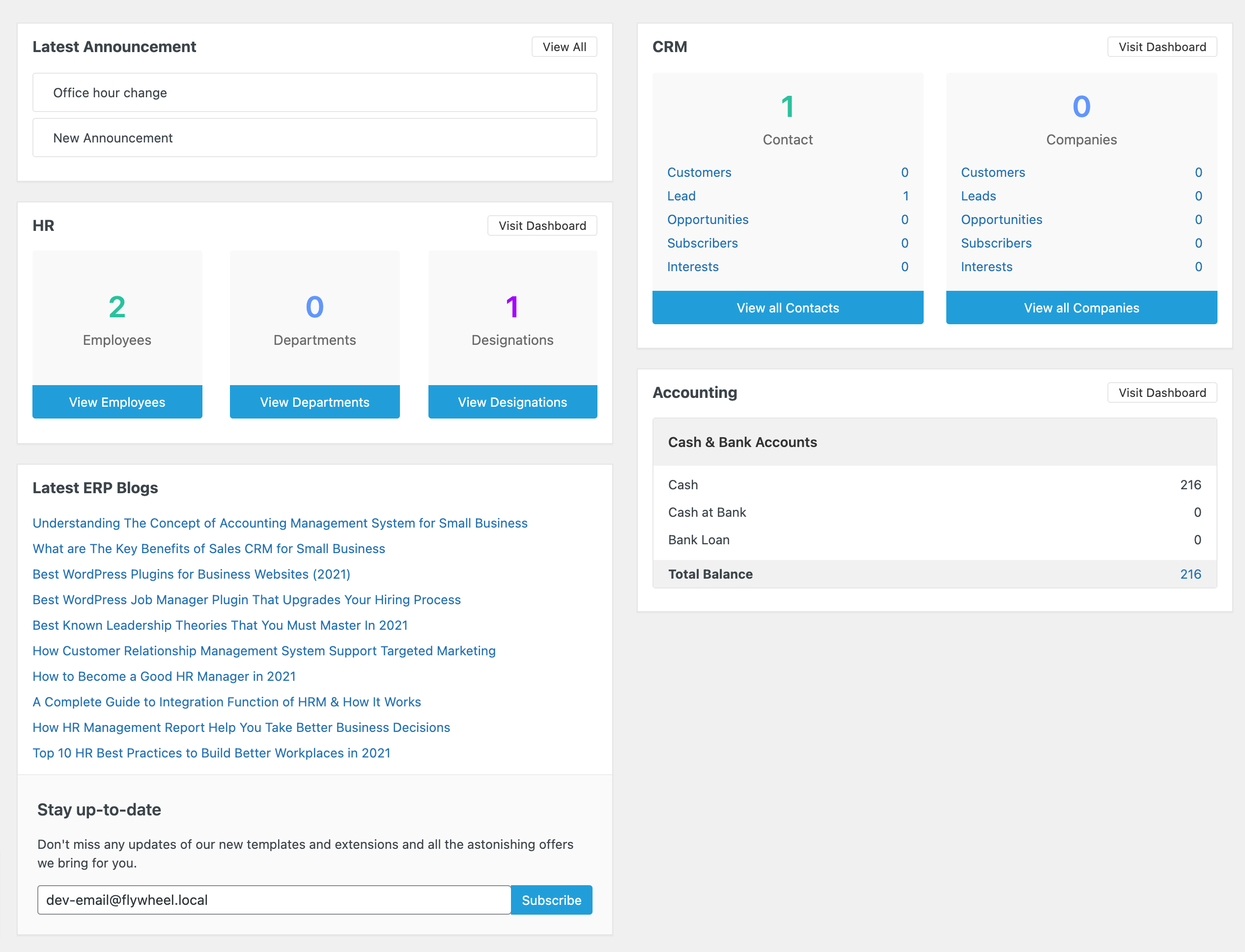 WP ERP | Complete HR solution with recruitment & job listings | WooCommerce CRM & Accounting
