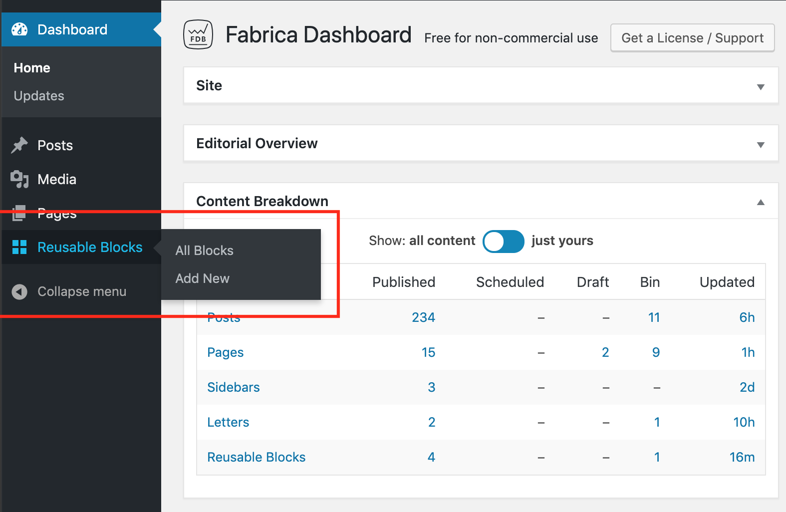 Fabrica Synced Pattern Instances