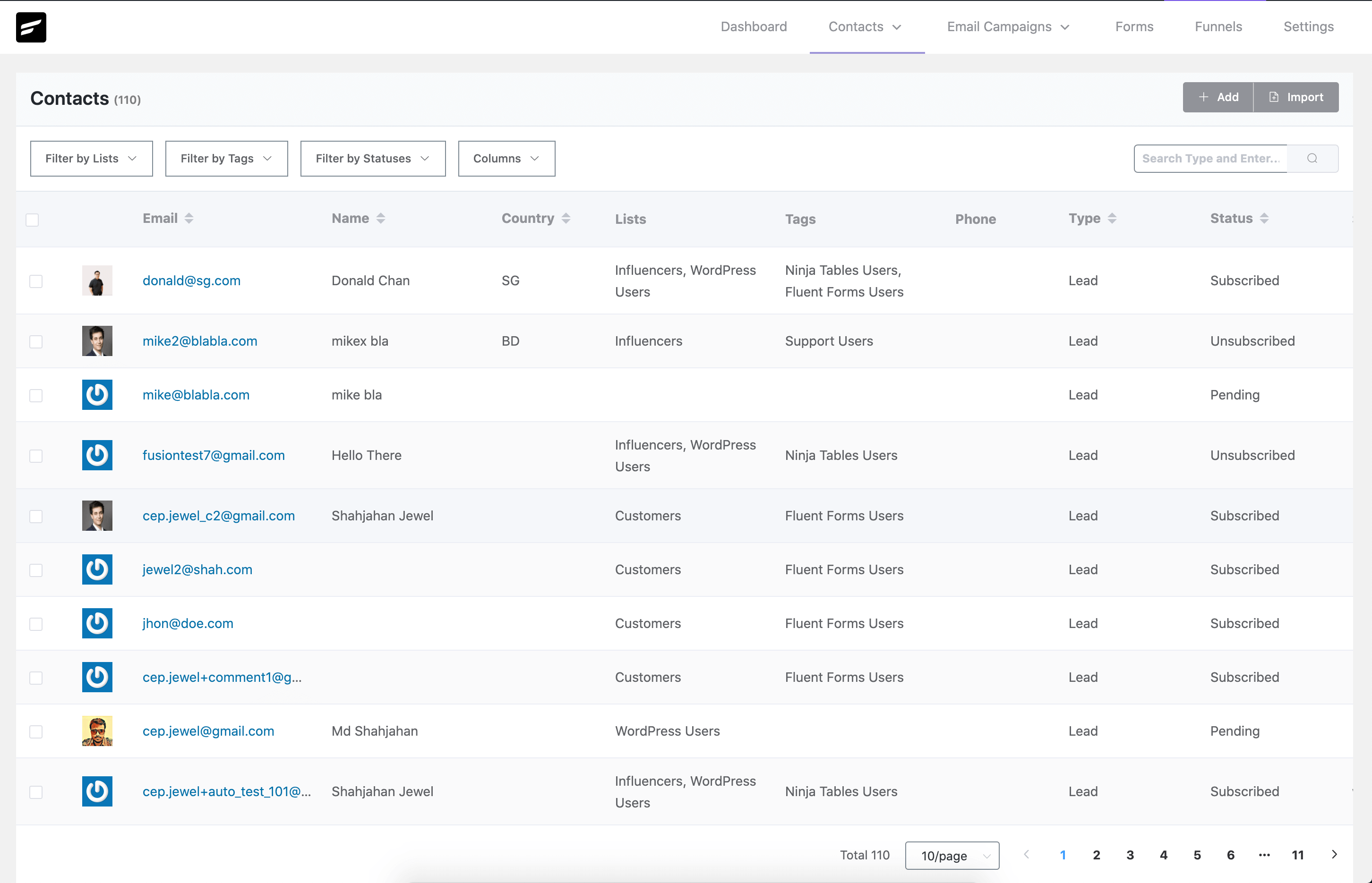 FluentCRM – Email Newsletter, Automation, Email Marketing, Email Campaigns, Optins, Leads, and CRM Solution