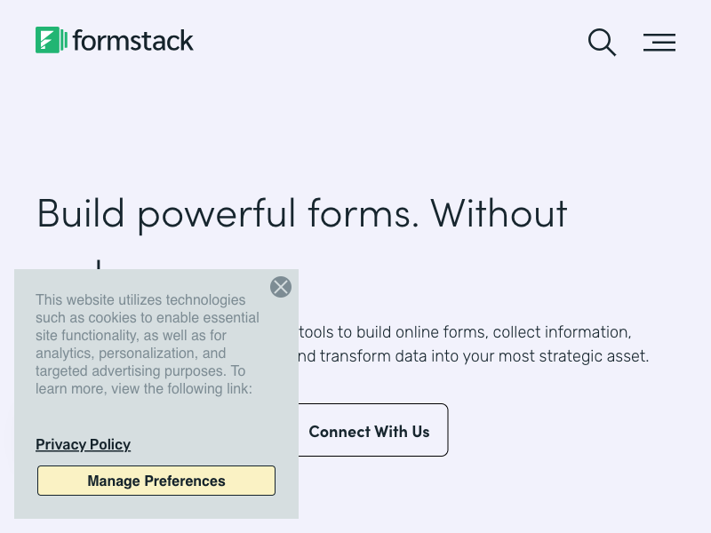 Formstack Online Forms