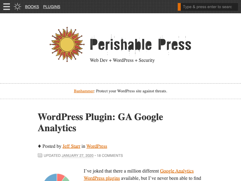 GA Google Analytics – Connect Google Analytics to WordPress