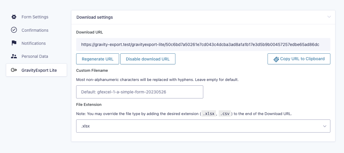 GravityExport Lite for Gravity Forms