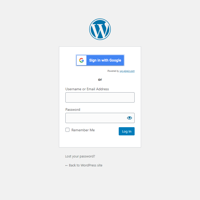 Login for Google Apps