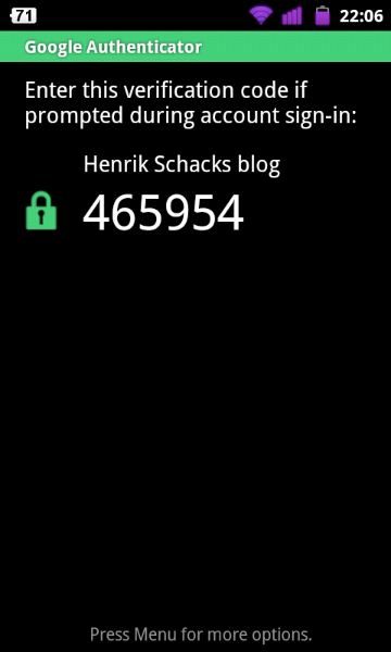 Google Authenticator