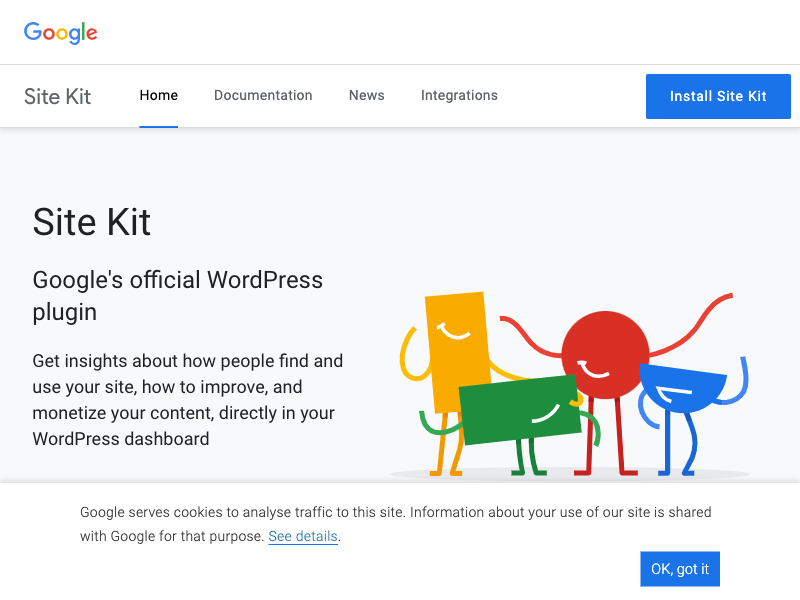 Site Kit by Google – Analytics, Search Console, AdSense, Speed