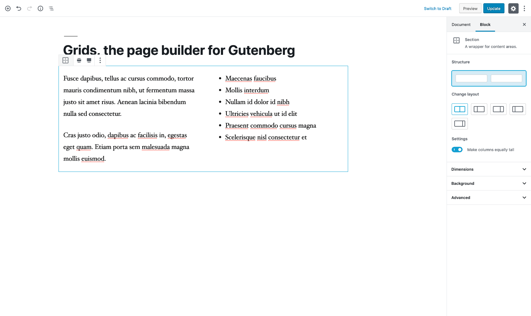 Grids: Layout builder for WordPress