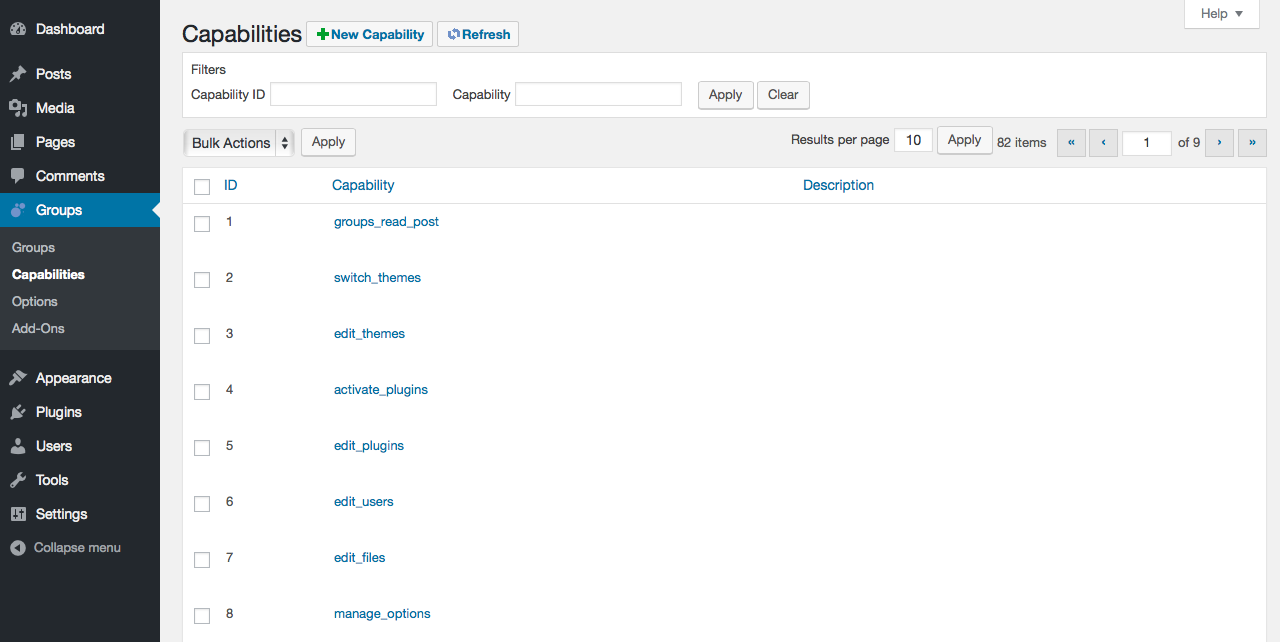 Groups