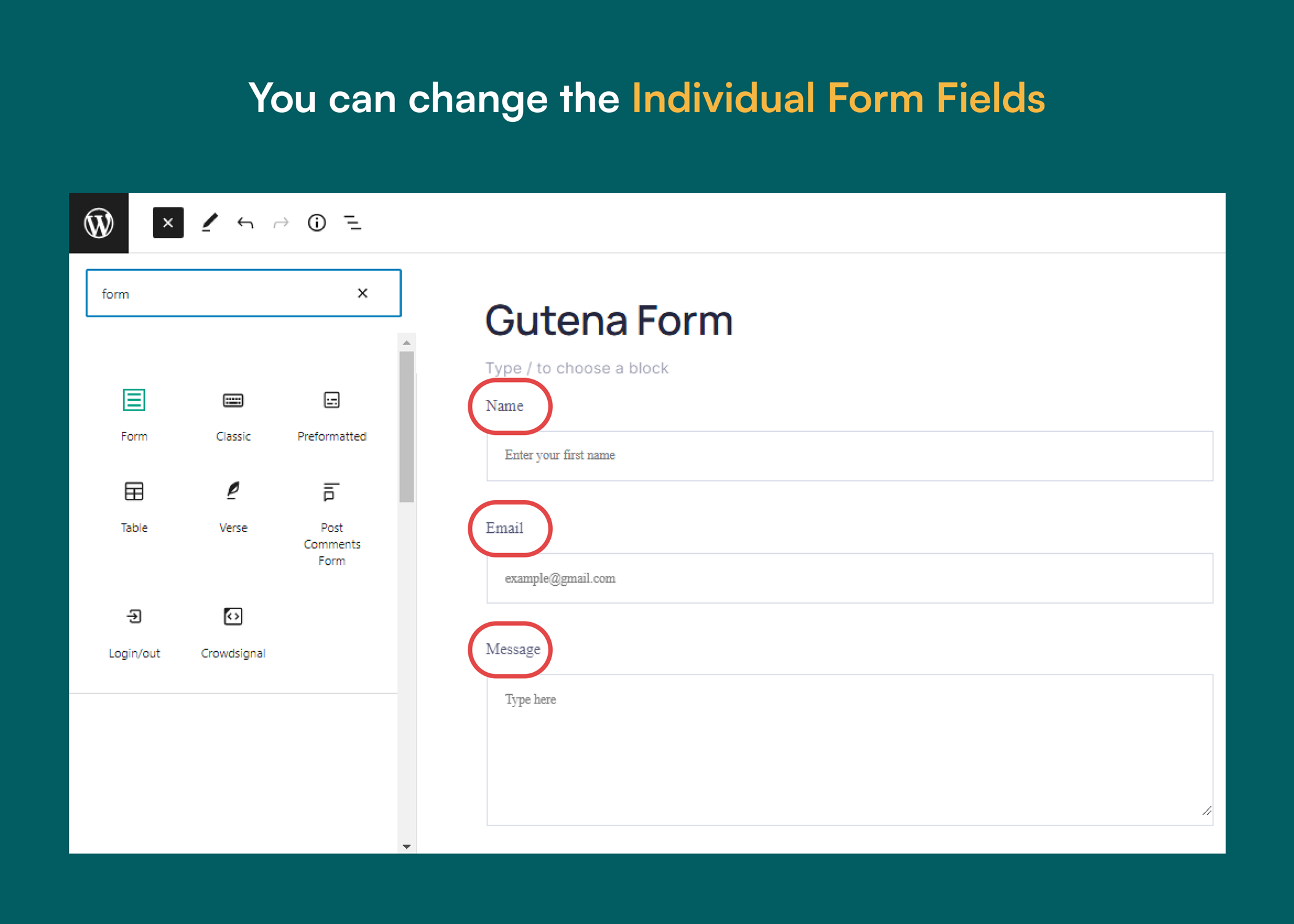 Gutena Forms &#8211; Contact Forms Block