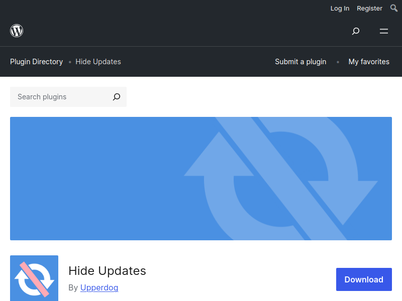 Hide Updates