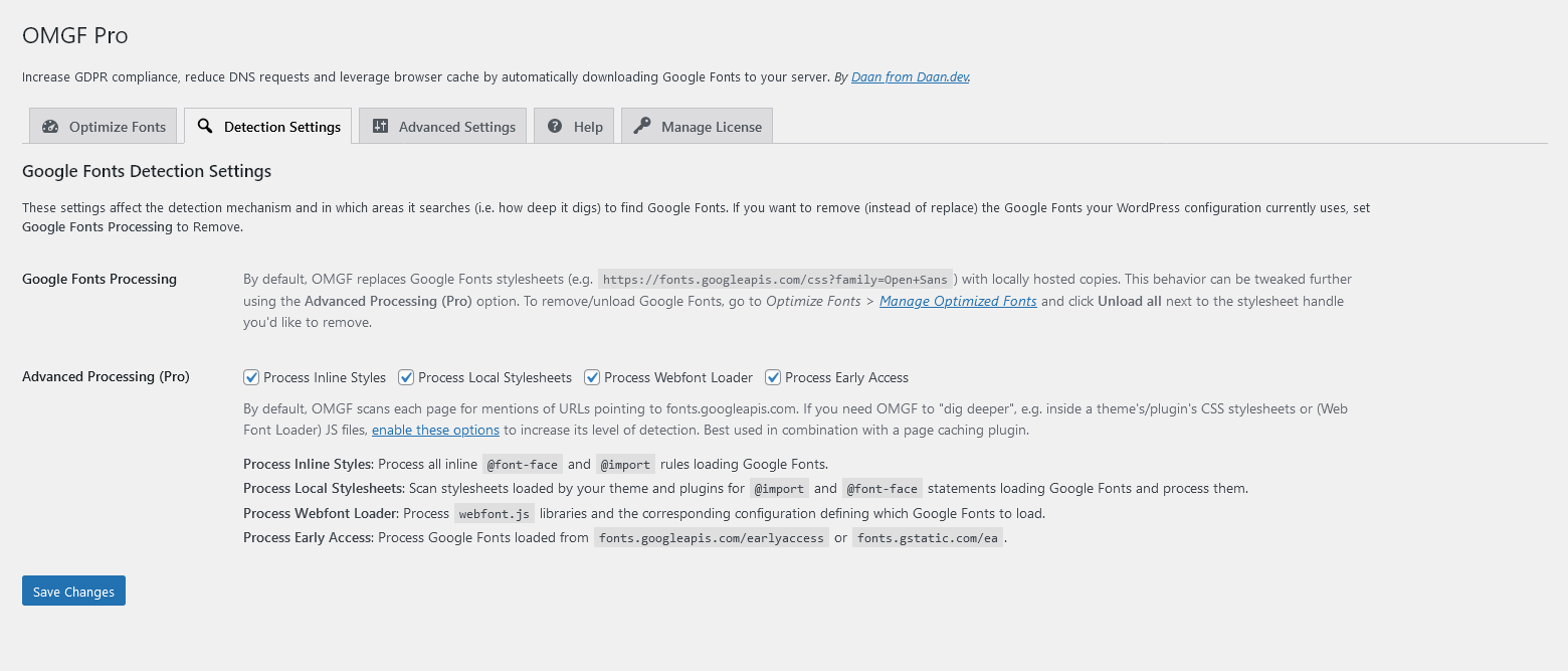 OMGF | GDPR/DSGVO Compliant, Faster Google Fonts