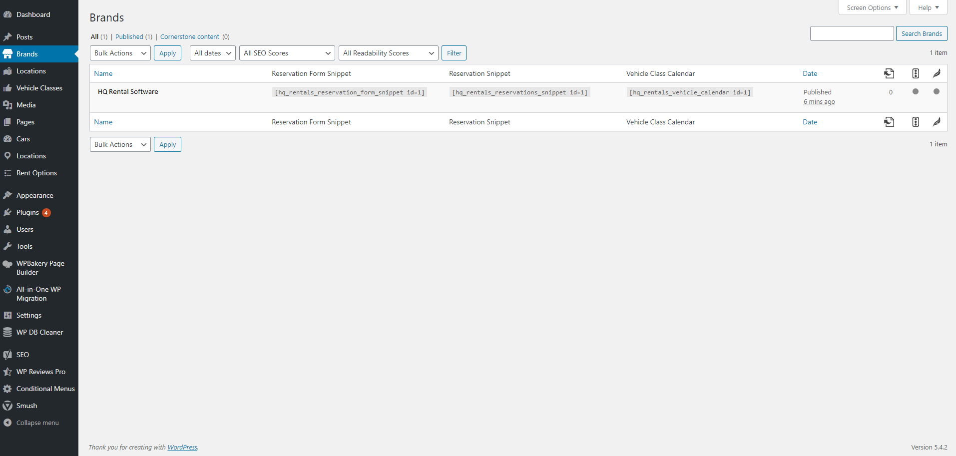 HQ Rental Software