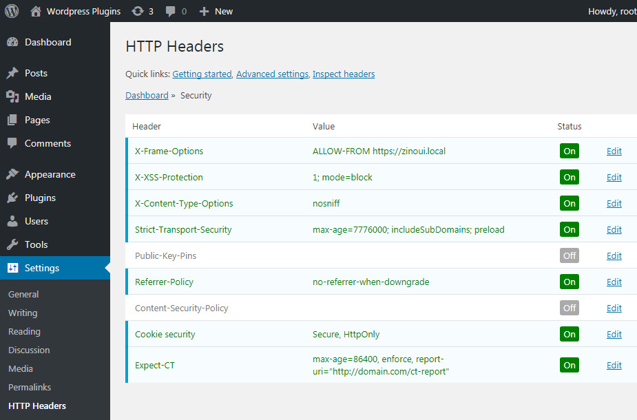 HTTP Headers
