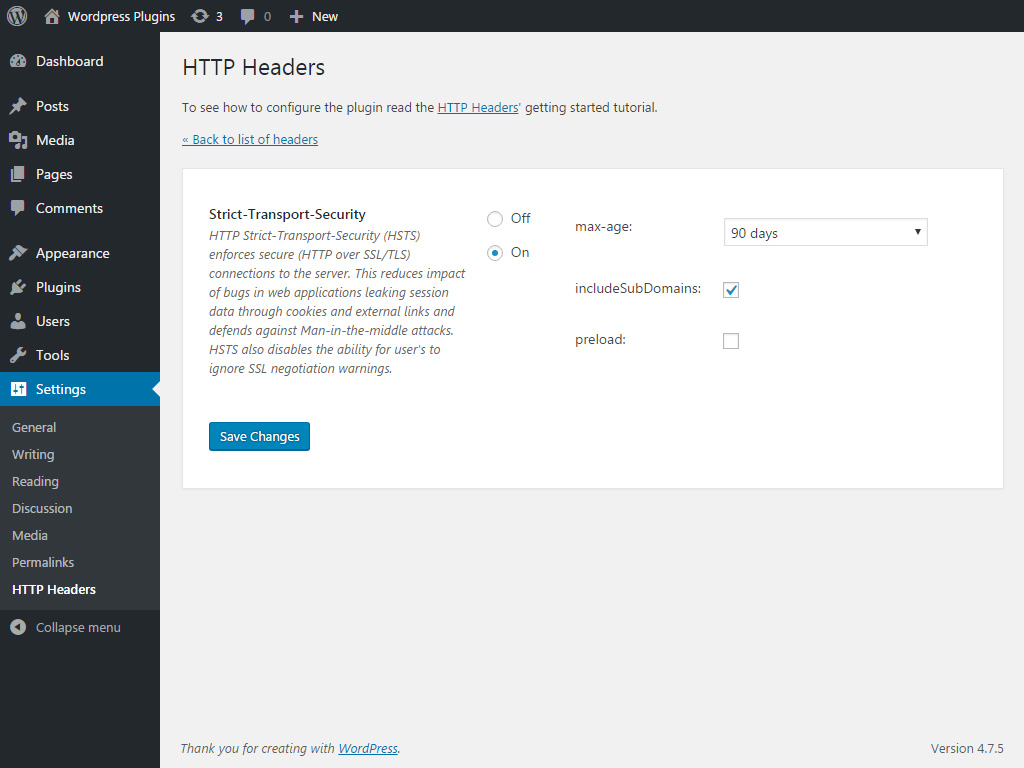 HTTP Headers