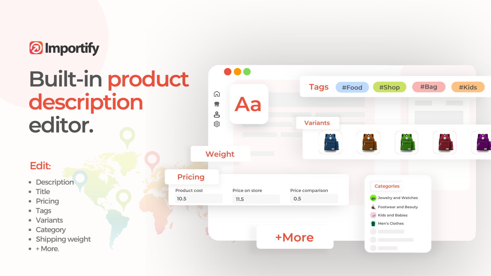 Importify – Dropshipping WooCommerce Plugin for Aliexpress, Amazon, Etsy, Alibaba, Walmart & More
