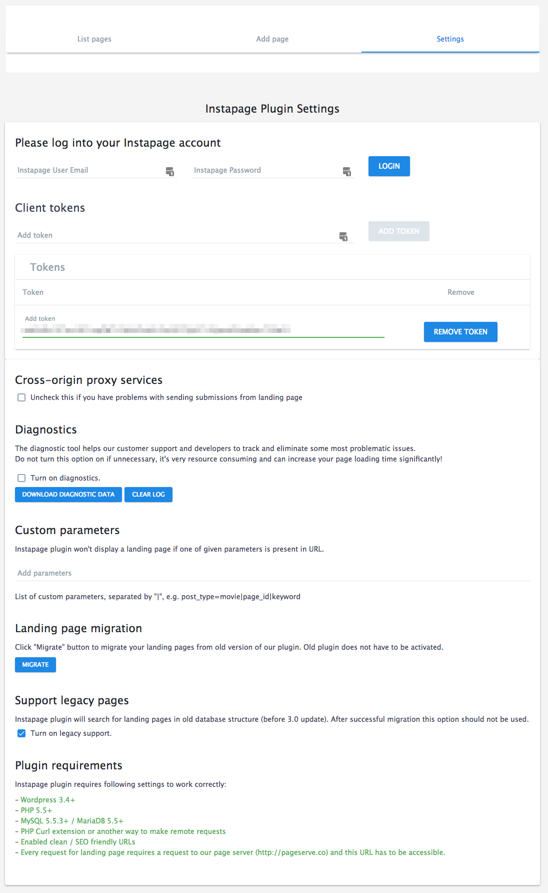 Instapage Plugin