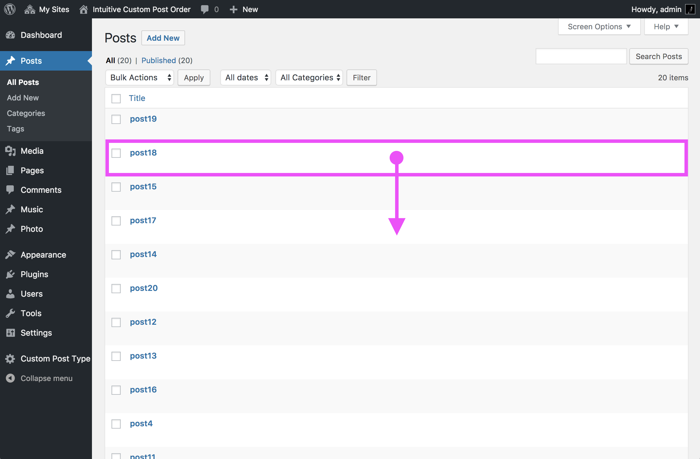 Intuitive Custom Post Order: Pricing, Reviews and More