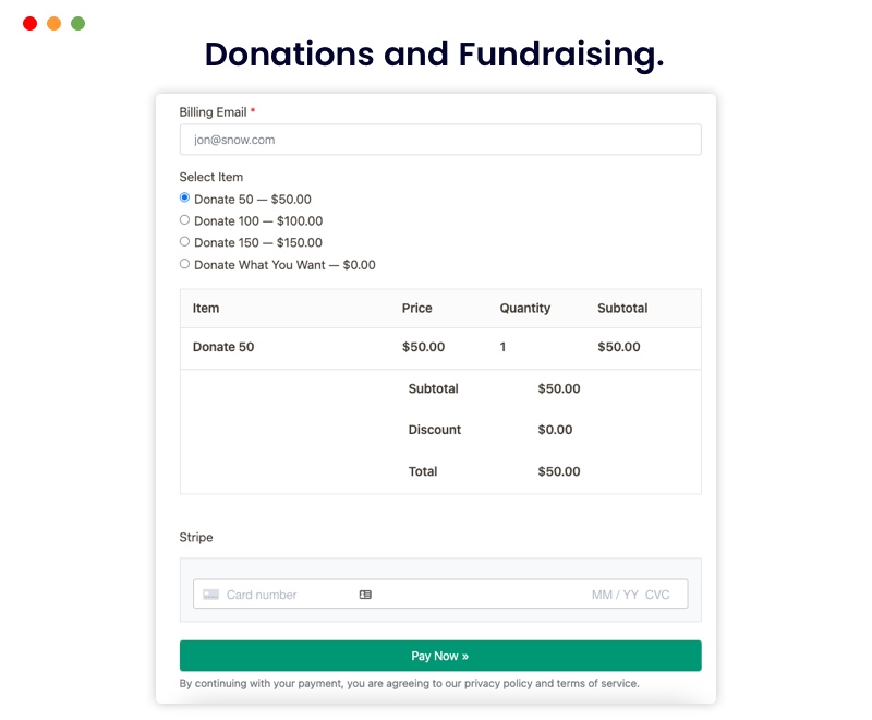 Payment forms, Buy now buttons and Invoicing System | GetPaid