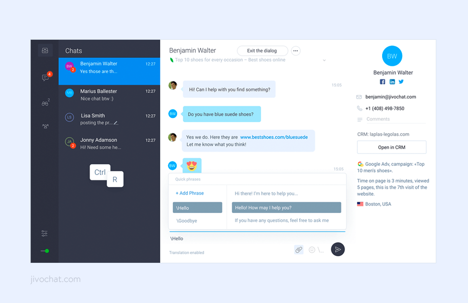 JivoChat Live Chat – WP live chat plugin for WordPress