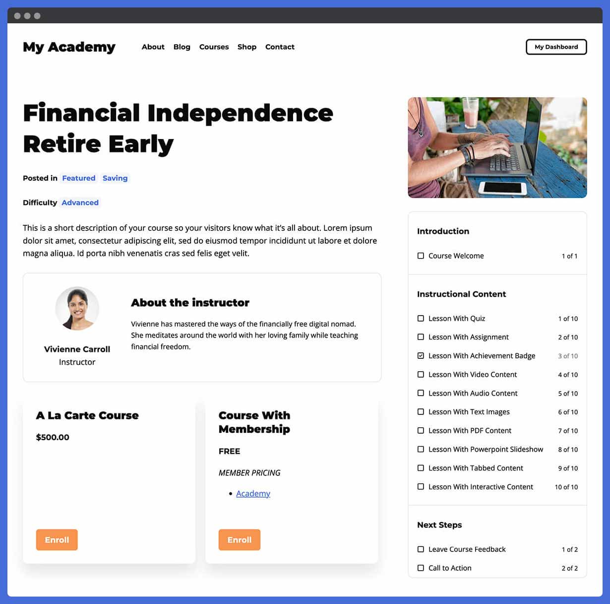 LifterLMS – WP LMS for eLearning, Online Courses, & Quizzes