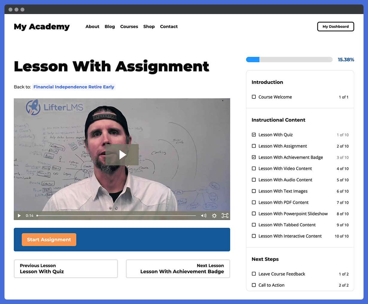 LifterLMS – WP LMS for eLearning, Online Courses, & Quizzes