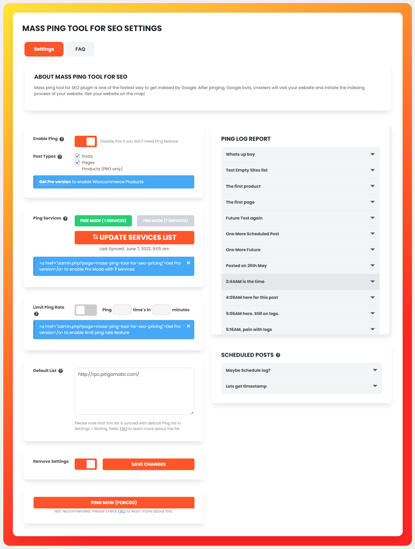 Mass Ping Tool for SEO: Pricing, Reviews and More
