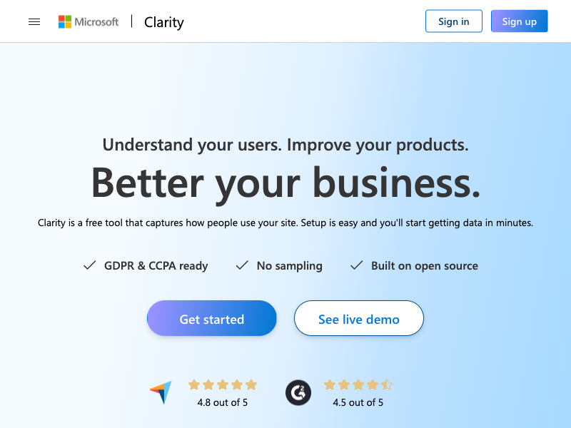 Microsoft Clarity