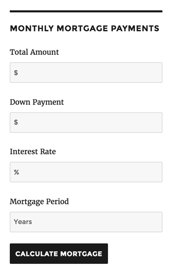 Mortgage Calculator