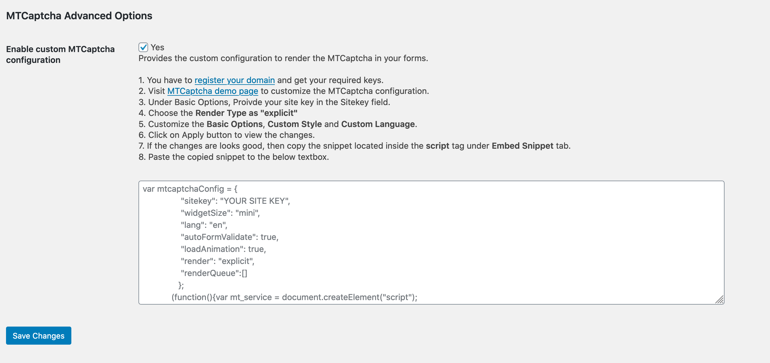 MTCaptcha WordPress Plugin