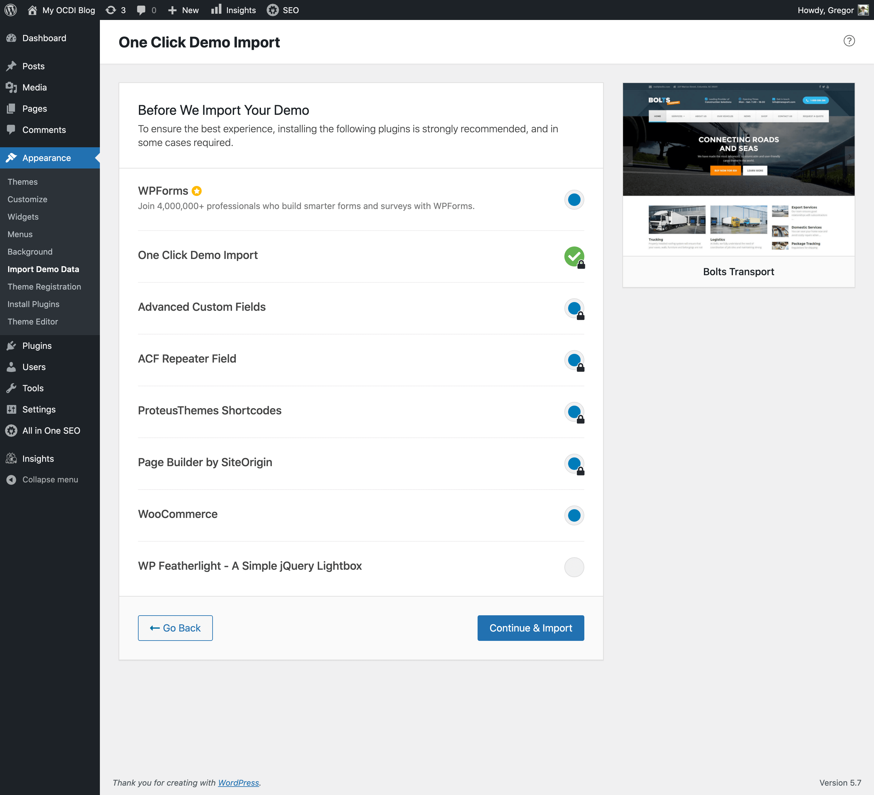 One Click Demo Import: Pricing, Reviews and More