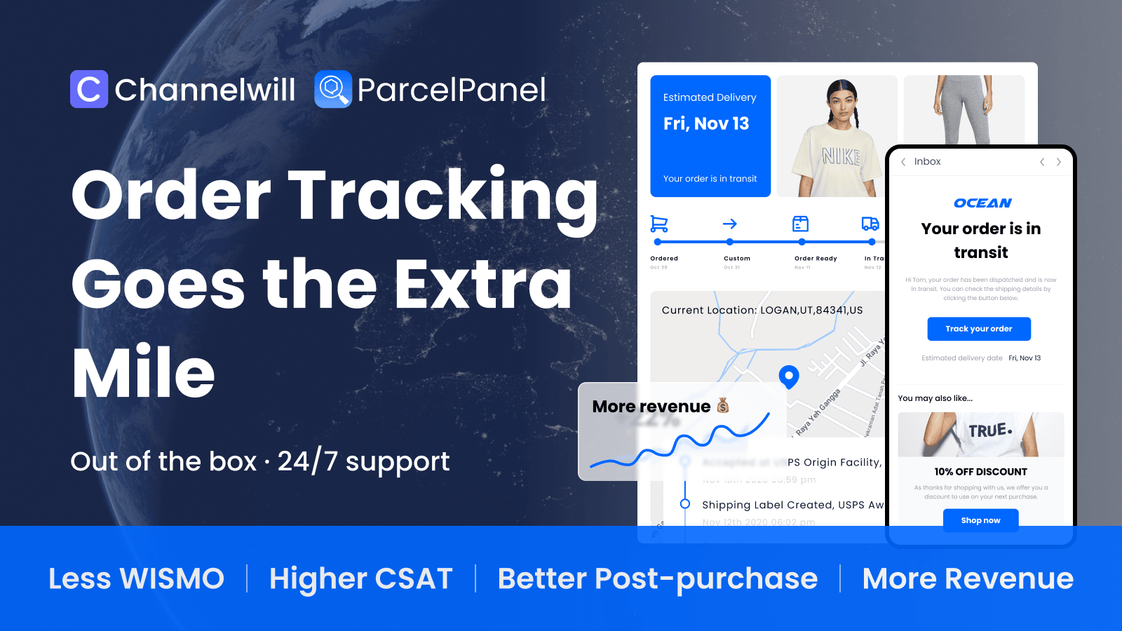 ParcelPanel (Free to install) – Shipment Tracking, Tracking, and Order Tracking for WooCommerce