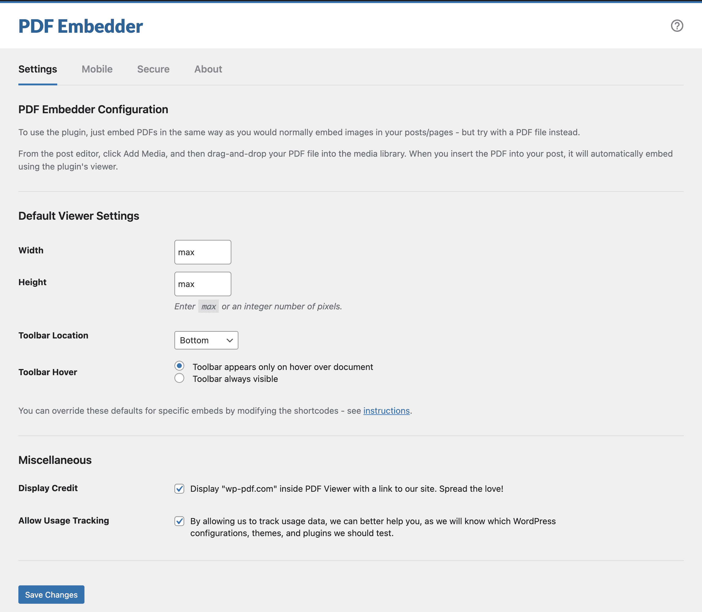PDF Embedder