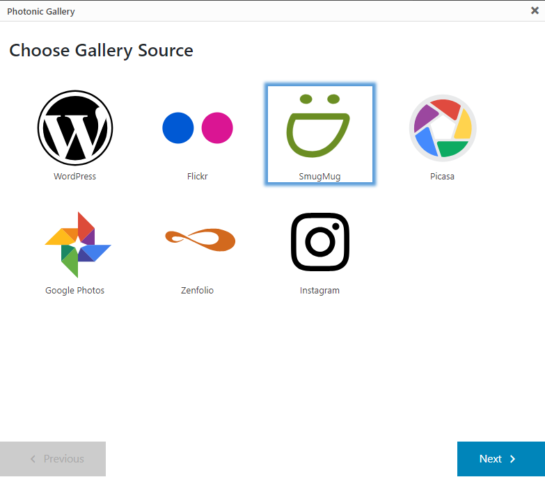 Photonic Gallery & Lightbox for Flickr, SmugMug, Google Photos & Others