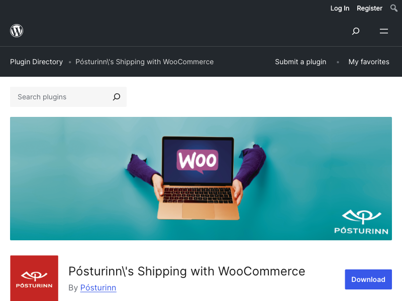 Pósturinn\'s Shipping with WooCommerce
