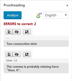 Proofreading