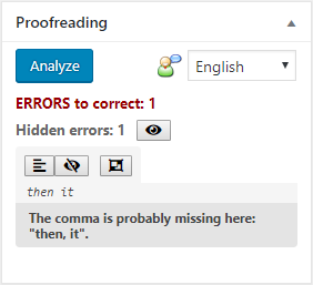 Proofreading