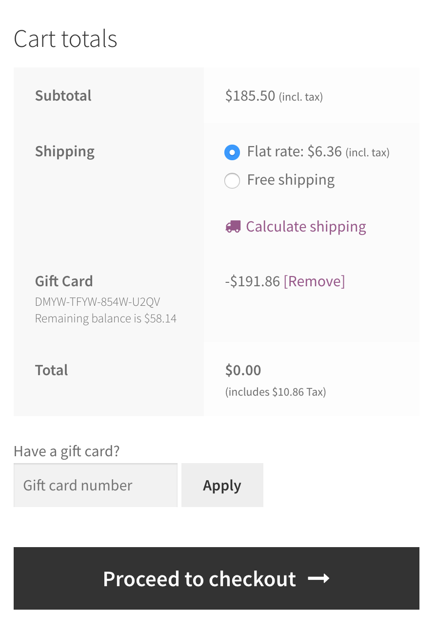 PW WooCommerce Gift Cards