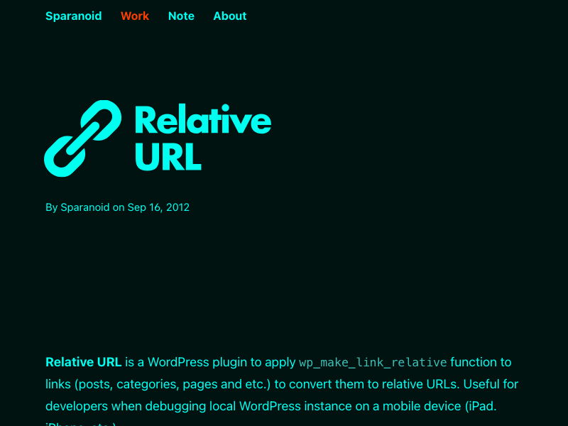 Relative URL
