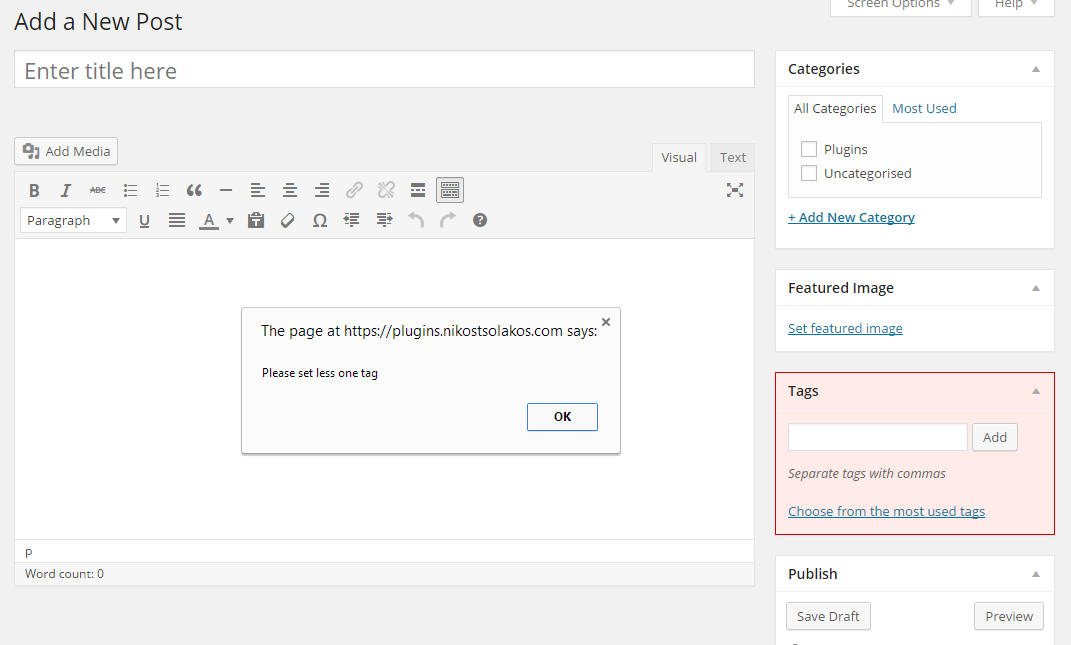 Required Fields