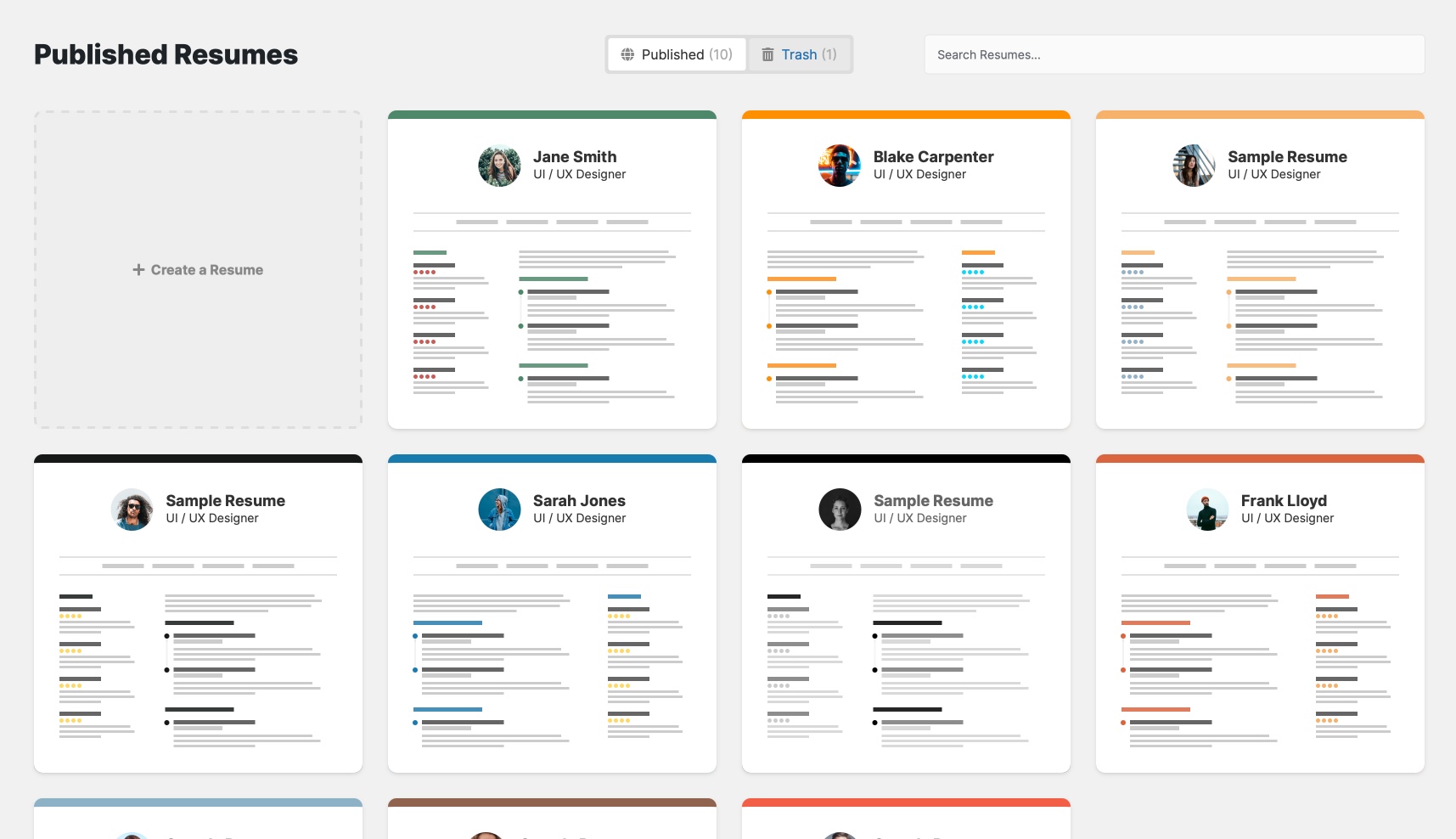 Resume Builder