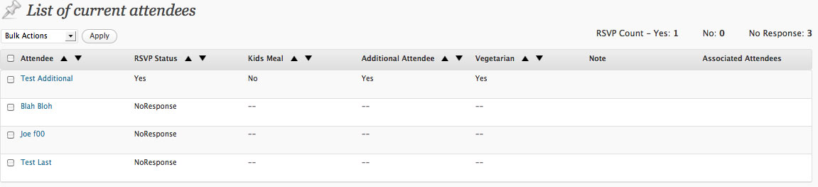 RSVP and Event Management Plugin