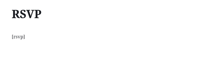 RSVP and Event Management Plugin