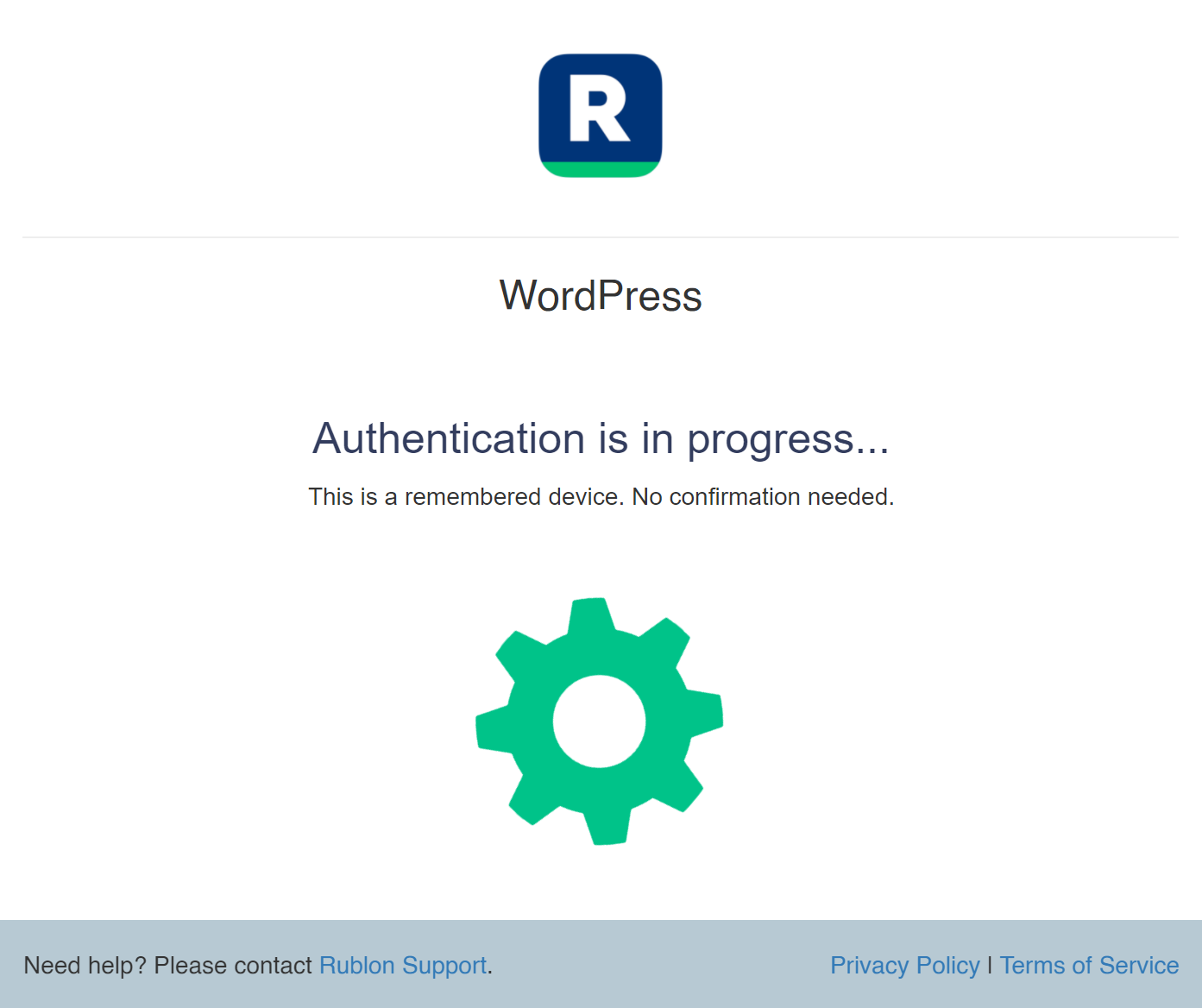 Rublon Multi-Factor Authentication (MFA)