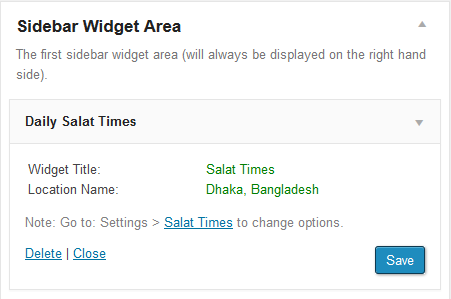 Salat Times