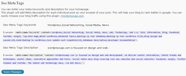 Seo Meta Tags