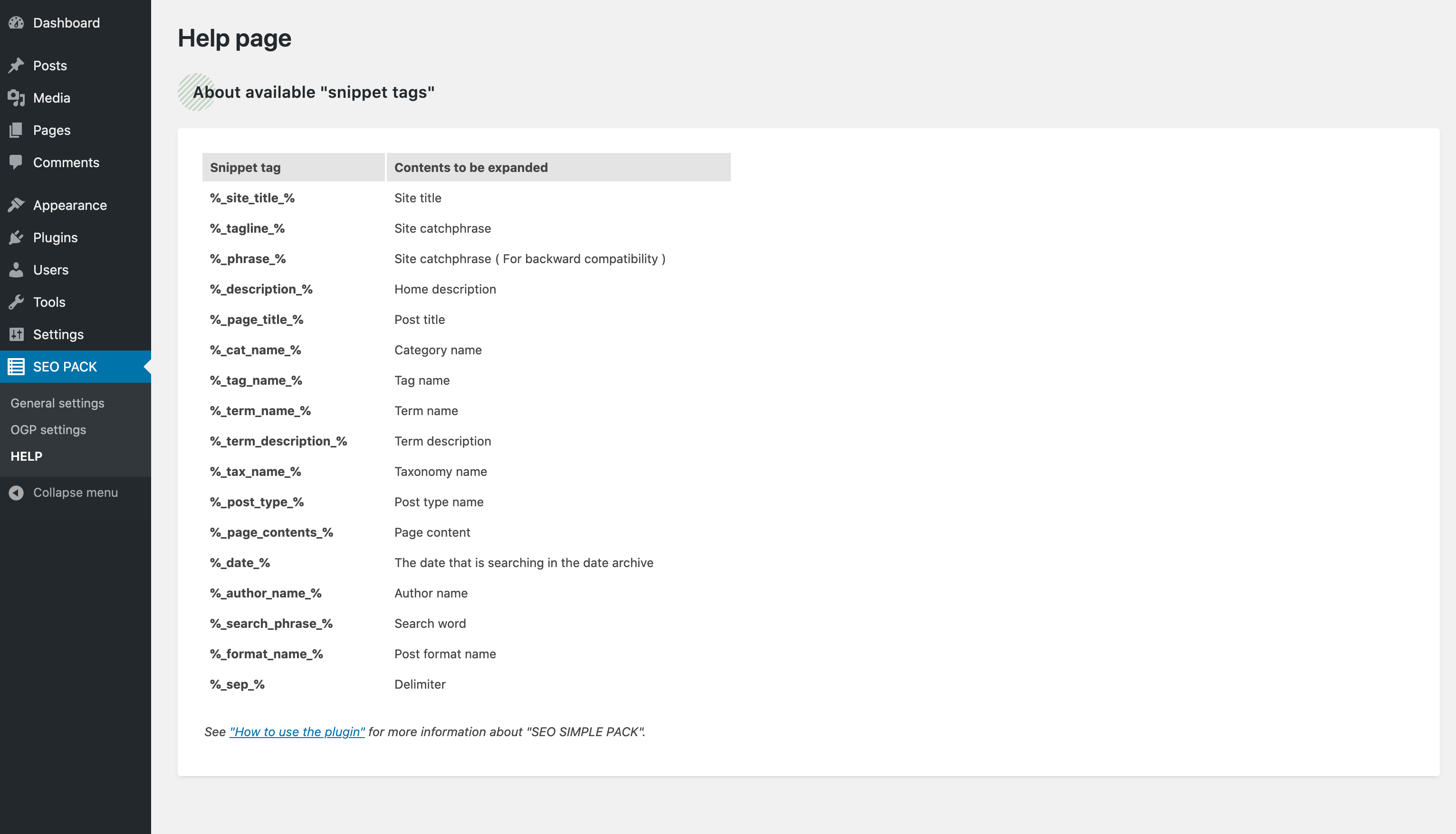 SEO SIMPLE PACK