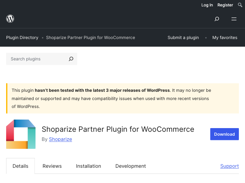 Shoparize Partner Plugin for WooCommerce